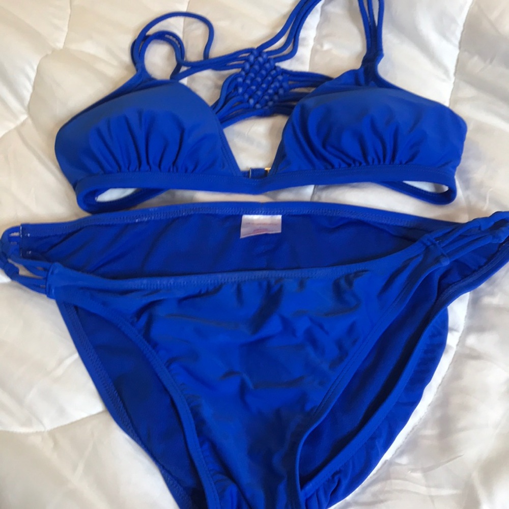 Blue bikini